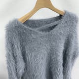 クロップド丈V開きシャギーニット | LADY LIKE  | 詳細画像30 