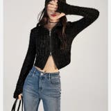 ダブルジップシャギーニット | LADY LIKE  | 詳細画像4 