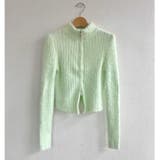 ダブルジップシャギーニット | LADY LIKE  | 詳細画像6 