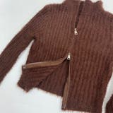 ダブルジップシャギーニット | LADY LIKE  | 詳細画像9 