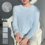 パールデザインふわふわニット | LADY LIKE | 詳細画像1