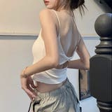 パット付きバックデザインキャミソール | LADY LIKE  | 詳細画像4 