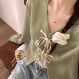 配色フロントリボンカーディガン | LADY LIKE | 詳細画像11