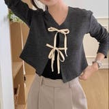 配色フロントリボンカーディガン | LADY LIKE | 詳細画像7