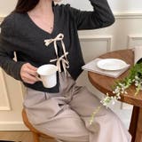 配色フロントリボンカーディガン | LADY LIKE | 詳細画像8