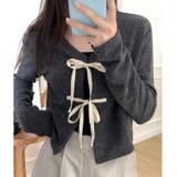 配色フロントリボンカーディガン | LADY LIKE | 詳細画像9