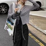 トリプルリボンやわらかカーディガン | LADY LIKE  | 詳細画像12 