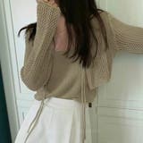 フロントリボンメッシュカーデアンサンブル2点セット | LADY LIKE | 詳細画像10