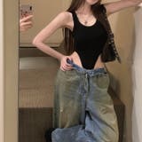 サイド開きカップ付きタンク型ボディスーツ | LADY LIKE | 詳細画像10