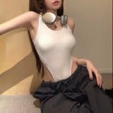 サイド開きカップ付きタンク型ボディスーツ | LADY LIKE | 詳細画像16