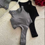 サイド開きカップ付きタンク型ボディスーツ | LADY LIKE | 詳細画像24