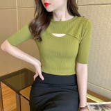 デコルテ開き見せニット | LADY LIKE  | 詳細画像3 