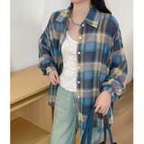 チェック柄ゆったりシアーシャツ | LADY LIKE  | 詳細画像13