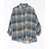 チェック柄ゆったりシアーシャツ | LADY LIKE  | 詳細画像39