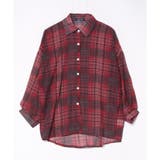 チェック柄ゆったりシアーシャツ | LADY LIKE  | 詳細画像41