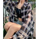 チェック柄ゆったりシアーシャツ | LADY LIKE  | 詳細画像47