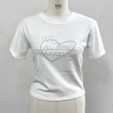 ラインストーンハートロゴコンパクトTシャツ | LADY LIKE | 詳細画像25