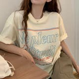 Ne pleure StudioロゴプリントTシャツ | LADY LIKE  | 詳細画像6 