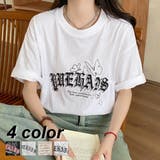 バタフライロゴバックプリントTシャツ | LADY LIKE  | 詳細画像1 