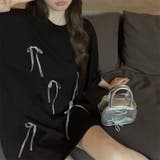 サテンリボン付きオーバーサイズTシャツ | LADY LIKE  | 詳細画像19 