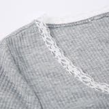 縁取りレースボタン付きトップス | LADY LIKE  | 詳細画像10