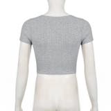 縁取りレースボタン付きトップス | LADY LIKE  | 詳細画像7