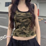 カモフラージュ柄タンクトップ | LADY LIKE | 詳細画像11