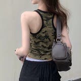 カモフラージュ柄タンクトップ | LADY LIKE | 詳細画像5