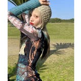 リブ切替えカラフルシアートップス | LADY LIKE | 詳細画像4