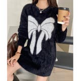 ビッグリボン柄ゆったりシャギーニット | LADY LIKE | 詳細画像11