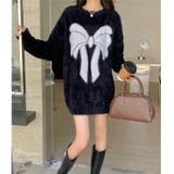 ビッグリボン柄ゆったりシャギーニット | LADY LIKE | 詳細画像7