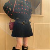 ハートプリント丸首ニット | LADY LIKE | 詳細画像6