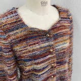 ラウンドネックボーダーシャギーカーディガン | LADY LIKE  | 詳細画像22 