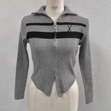 ライン入りダブルジップハイネックリブニット | LADY LIKE  | 詳細画像7 