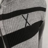 ライン入りダブルジップハイネックリブニット | LADY LIKE  | 詳細画像9 