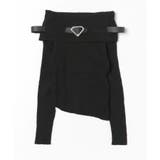 ベルト付きオフショルダーリブニット | LADY LIKE  | 詳細画像22 