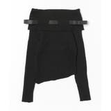 ベルト付きオフショルダーリブニット | LADY LIKE  | 詳細画像23 