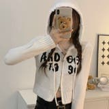 フロントロゴニットパーカー | LADY LIKE | 詳細画像4