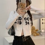 フロントロゴニットパーカー | LADY LIKE | 詳細画像5