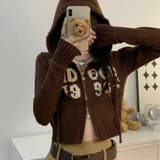 フロントロゴニットパーカー | LADY LIKE | 詳細画像6