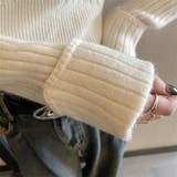 袖口ダブルクロップド丈ニット | LADY LIKE | 詳細画像11