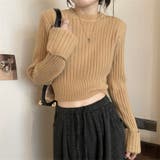 袖口ダブルクロップド丈ニット | LADY LIKE | 詳細画像14