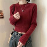 袖口ダブルクロップド丈ニット | LADY LIKE | 詳細画像18