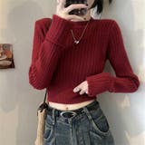 袖口ダブルクロップド丈ニット | LADY LIKE | 詳細画像19