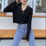 ダブルジップコンパクトニットパーカー | LADY LIKE  | 詳細画像13 