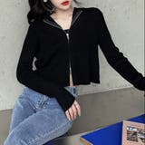 ダブルジップコンパクトニットパーカー | LADY LIKE  | 詳細画像15 