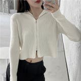 ダブルジップコンパクトニットパーカー | LADY LIKE  | 詳細画像2 