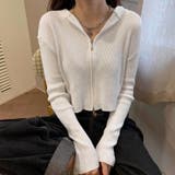 ダブルジップコンパクトニットパーカー | LADY LIKE  | 詳細画像26 