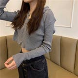 ダブルジップコンパクトニットパーカー | LADY LIKE  | 詳細画像29 