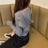 ダブルジップコンパクトニットパーカー | LADY LIKE  | 詳細画像31 